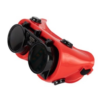 Очки защитные для сварочных работ JSG-1115 Spark IR закрытого типа, с двойной линзой, со светофильтром степени затемнение 5 и прозрачной линзой