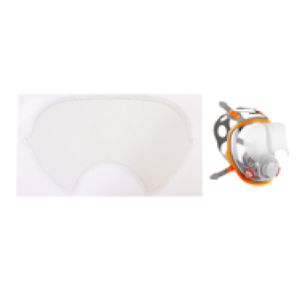 Защитная самоклеящаяся пленка для полнолицевых масок Jeta Safety 5950, 6950