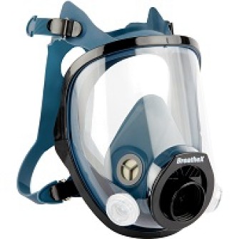 7950 Полнолицевая маска BreatheX (JETA SAFETY) с 2 типами крепления фильтров, размер M